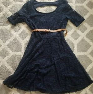 Navy blue dress